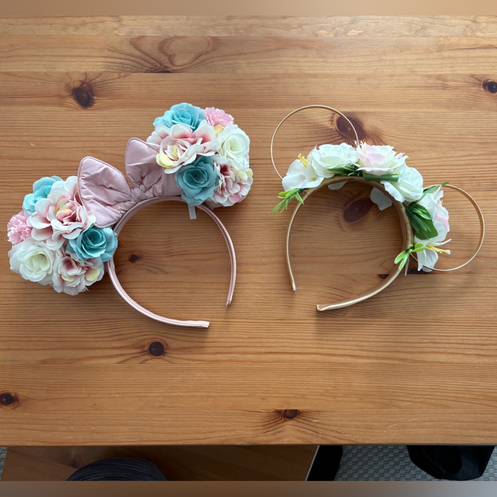 Floral Minnie Mouse Ears Headbands